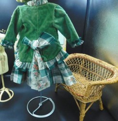 green dress jacket back